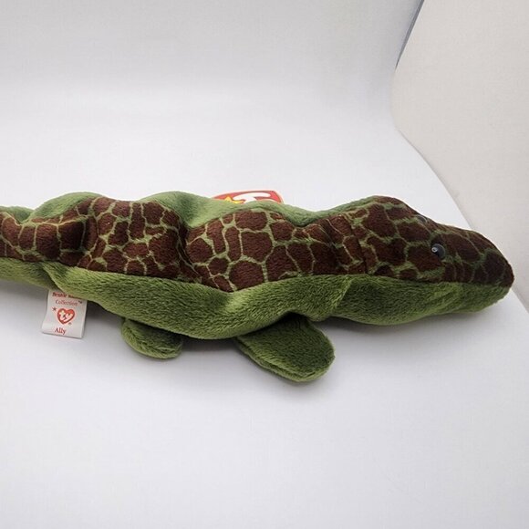 TY Beanie Baby "Ally" the Alligator with Hanging and Tush Tags - Picture 4 of 12